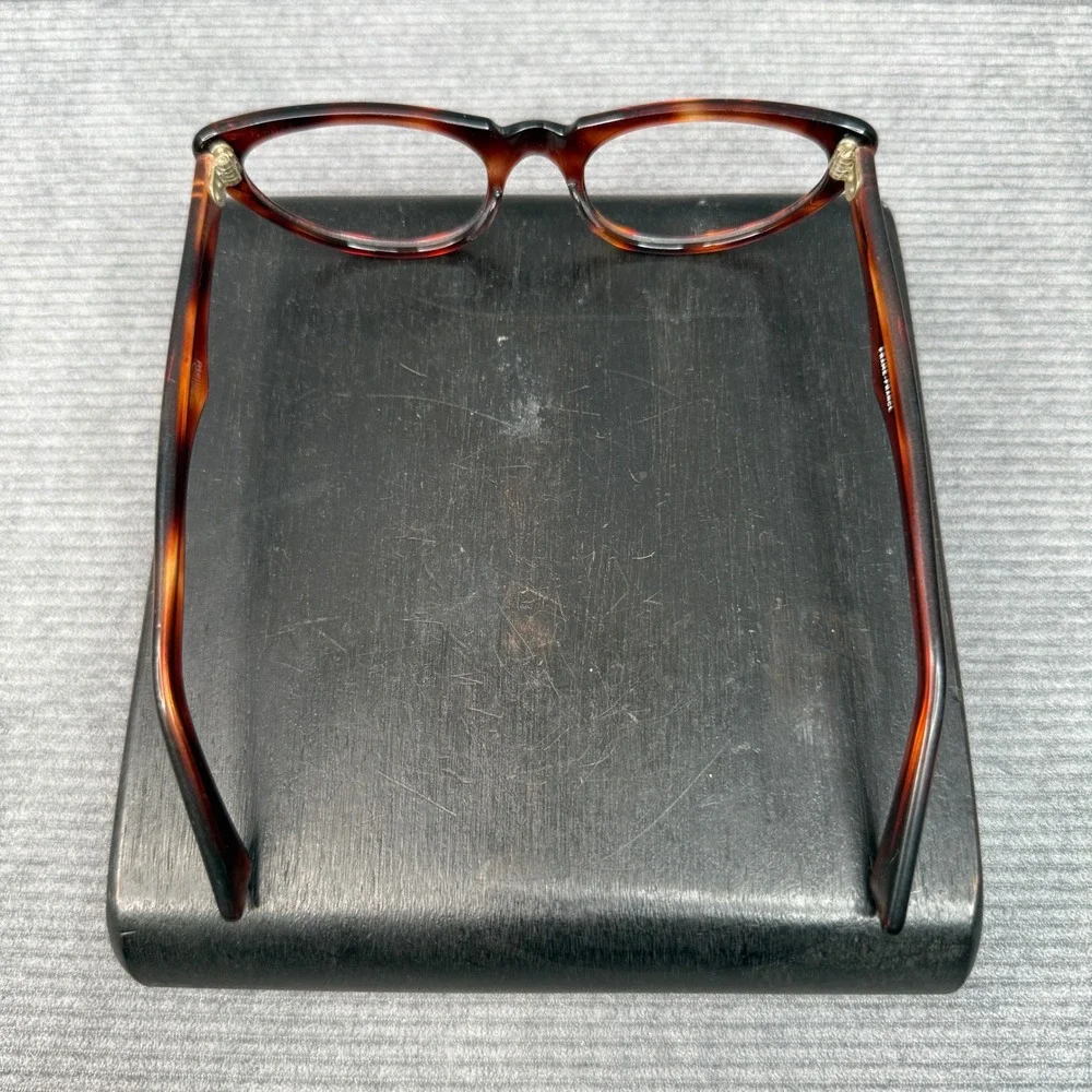 Vintage 60s A Paris Cat Eye Y2k Glasses Tortoise Shell Silver Floral France Vtg